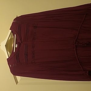 Old Navy burgundy romper
